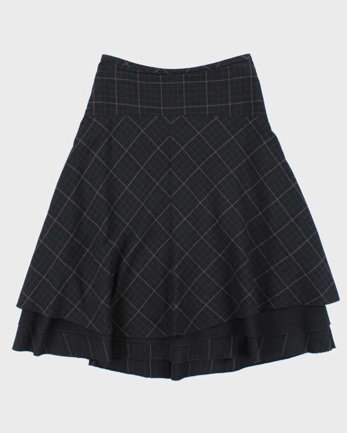Vintage 00s NewMan Wool &amp; Cotton Blend Skirt - S