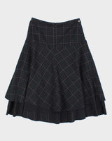 Vintage 00s NewMan Wool &amp; Cotton Blend Skirt - S