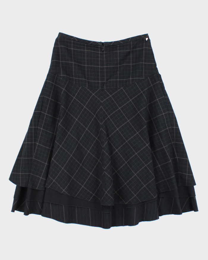 Vintage 00s NewMan Wool &amp; Cotton Blend Skirt - S