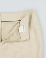 Vintage 00s Laura Studio Linen Glittery Skirt - M