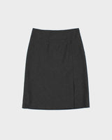 DSWT 1990s Mastina Diagonal Stripe Leg Split Skirt - XS
