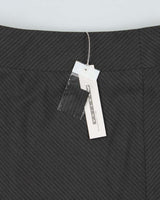 DSWT 1990s Mastina Diagonal Stripe Leg Split Skirt - XS
