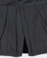 Vintage 2009 Miu Miu Silk &amp; Velour Skirt - S