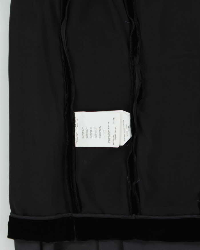 Vintage 2009 Miu Miu Silk & Velour Skirt - S