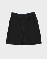 Vintage 00s Per Se Wool Blend Contrast Stitch Skirt - S