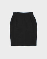 Vintage 1990s Escada Wool Blend Pencil Skirt - XS