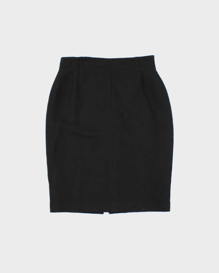Vintage 1990s Escada Wool Blend Pencil Skirt - XS