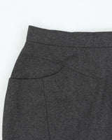 Vintage 1980s JMT Wool Pencil Skirt - XS