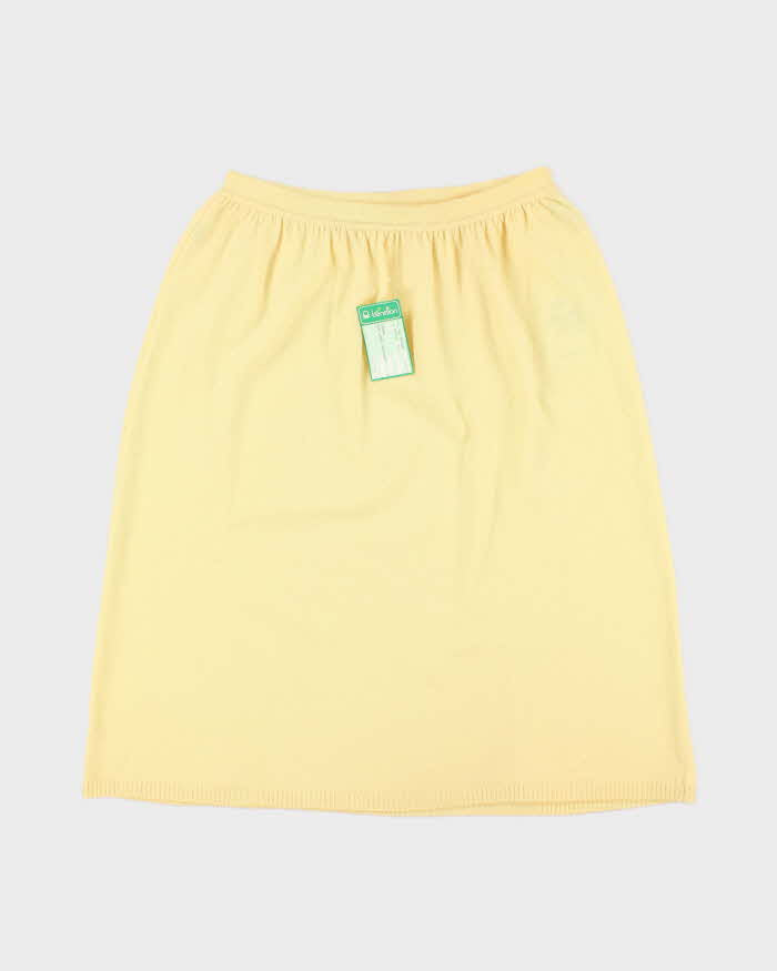 DSWT 1980s Benetton Wool Midi Skirt - S