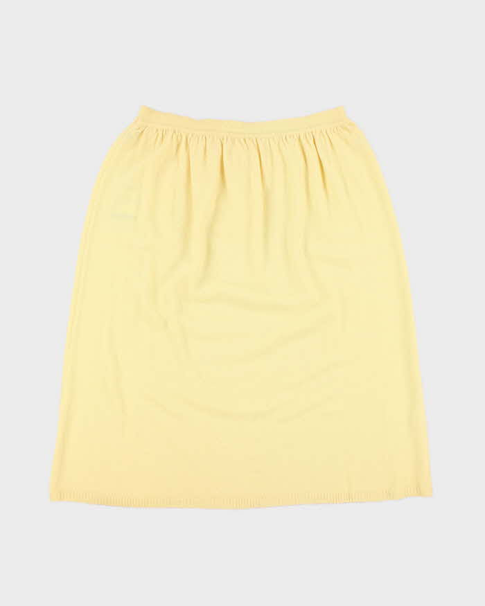 DSWT 1980s Benetton Wool Midi Skirt - S