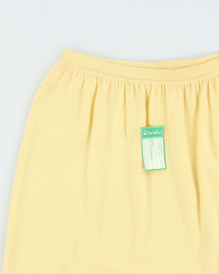 DSWT 1980s Benetton Wool Midi Skirt - S