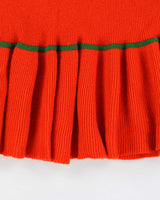 DSWT 1980s Benetton Wool Frilly Hem Skirt - XS