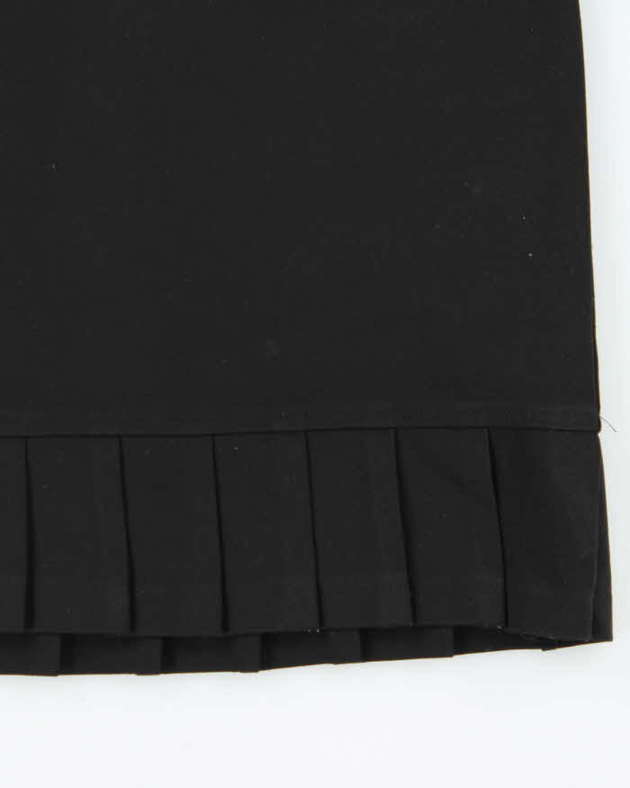 Vintage 1990s Plum Pleated Hem Skirt - XS