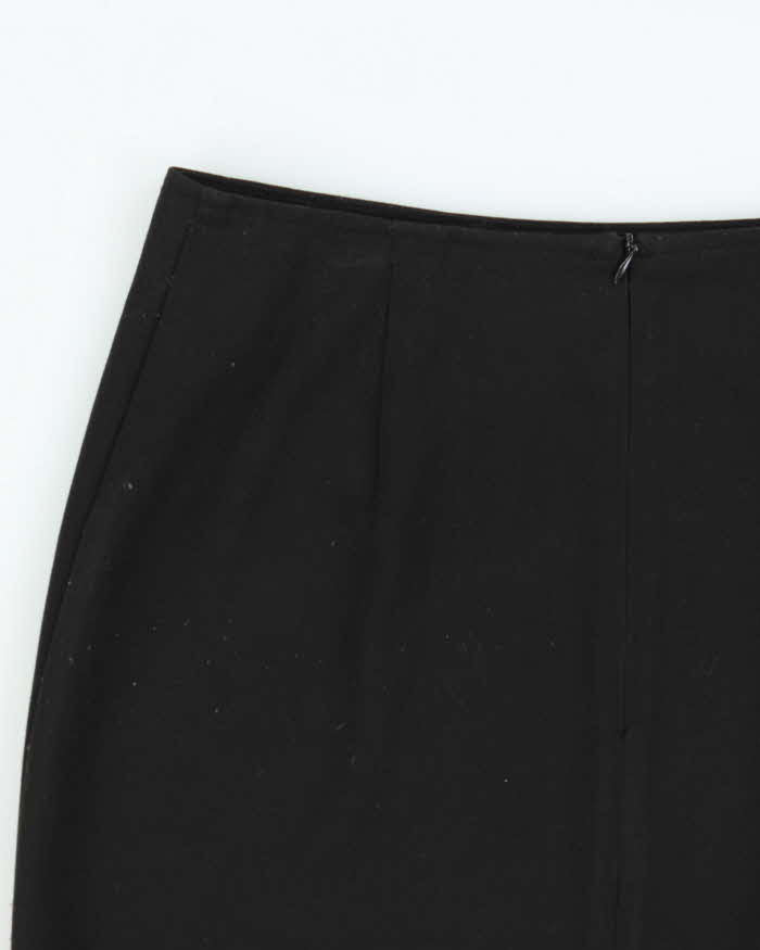 Vintage 1990s Plum Pleated Hem Skirt - XS