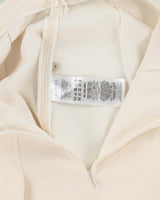 AW2022 Gucci Women's Ivory Silk Wool Blend Pleated Midi Skirt - S