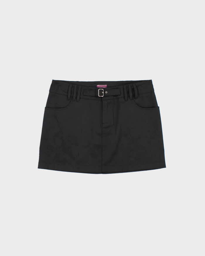 Vintage Y2k 2000s Buffalo Satin Mini Skirt - S
