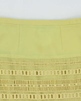 Vintage Valentino Miss V Sheer Lace Textured Skirt - XS