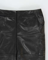 Vintage 1990s Rudsak Structured Leather Skirt - XS