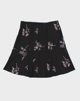 Vintage Y2k 2000s Mariposa Pin Stripe Embroidered Skirt - M