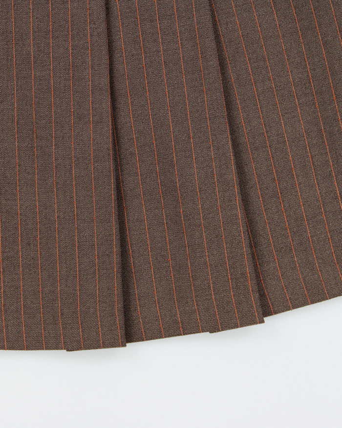 Vintage 1990s Enchy Pin Stripe Skirt - S