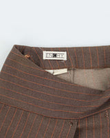 Vintage 1990s Enchy Pin Stripe Skirt - S