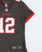 2021-22 Nike Women's Tampa Bay Buccaneers Tom Brady #12 NFL On Field Home Jersey - M