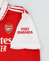 2022-23 Adidas Arsenal FC HEAT.RDY Player Issue Women's Short Sleeve Home Shirt - XL