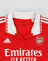 2022-23 Adidas Arsenal FC HEAT.RDY Player Issue Women's Short Sleeve Home Shirt - XL