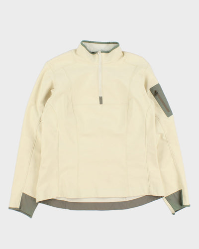 Arc'teryx Cream Quarter Zip - M