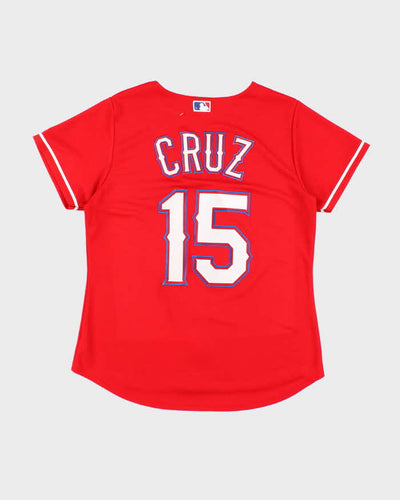 Vintage Women's Majestic Texas Rangers MLB Baseball Jersey - L