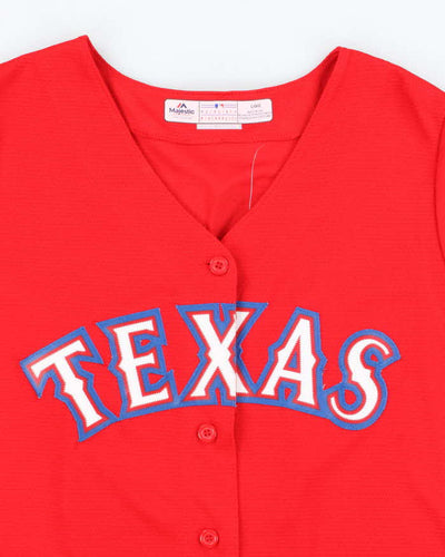 Vintage Women's Majestic Texas Rangers MLB Baseball Jersey - L