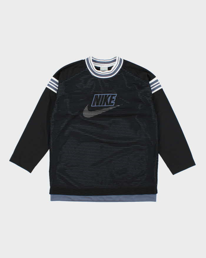 Vintage Y2K Nike Embroidered Centre Logo Sports T-Shirt - XL