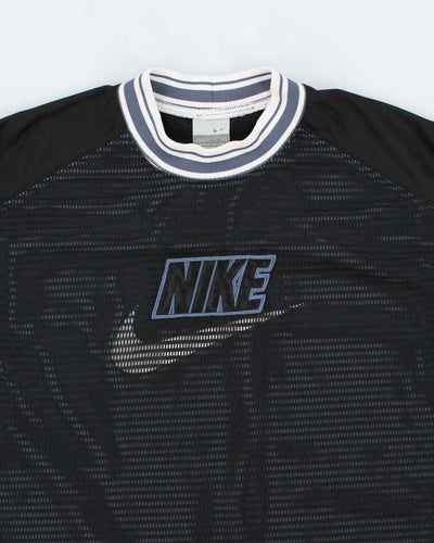Vintage Y2K Nike Embroidered Centre Logo Sports T-Shirt - XL