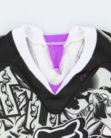 Vintage Y2K Fox Racing Gothic Print Motocross Jersey - M