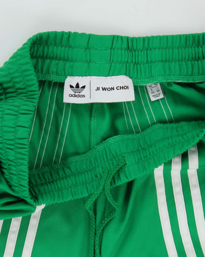 Adidas Ji Won Choi Green Split Leg Tracksuit Bottoms - L