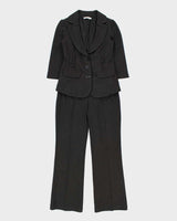 Vintage Y2k 2000s Ricki's 3/4 Length Sleeve Bootleg 2-piece Suit - S