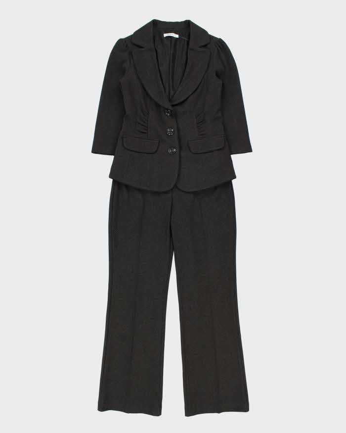 Vintage Y2k 2000s Ricki's 3/4 Length Sleeve Bootleg 2-piece Suit - S
