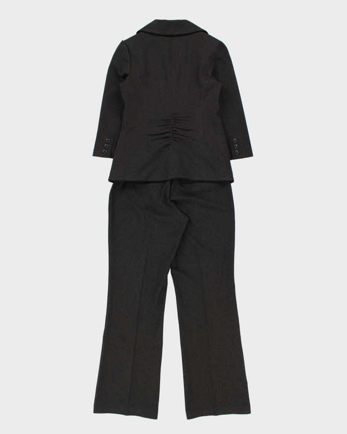 Vintage Y2k 2000s Ricki's 3/4 Length Sleeve Bootleg 2-piece Suit - S