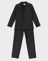 Vintage 80s Glensport Pinstripe Two-Piece Suit - XS/S