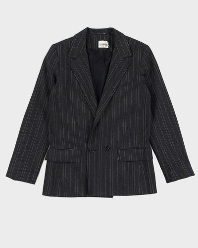 Vintage 80s Glensport Pinstripe Two-Piece Suit - XS/S
