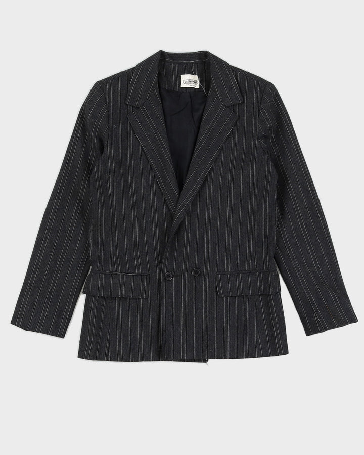 Vintage 80s Glensport Pinstripe Two-Piece Suit - XS/S
