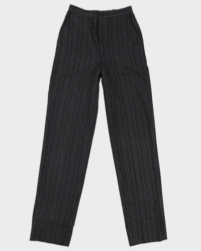 Vintage 80s Glensport Pinstripe Two-Piece Suit - XS/S