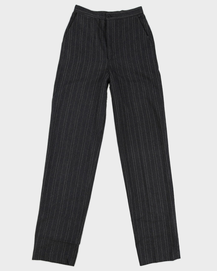 Vintage 80s Glensport Pinstripe Two-Piece Suit - XS/S