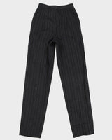 Vintage 80s Glensport Pinstripe Two-Piece Suit - XS/S