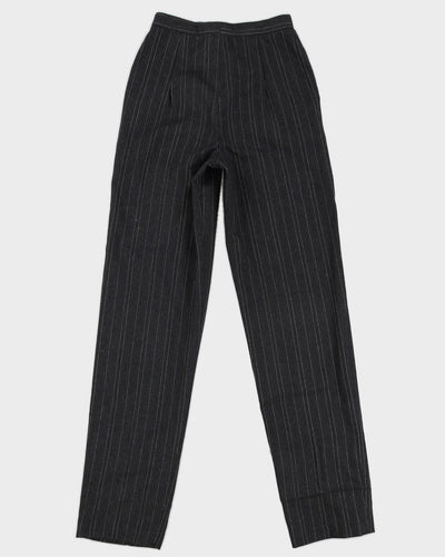 Vintage 80s Glensport Pinstripe Two-Piece Suit - XS/S