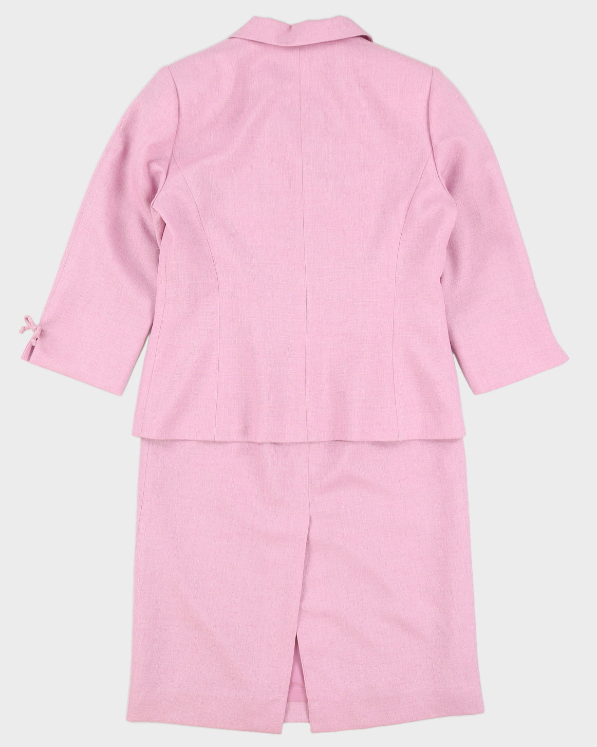 Vintage 90s Kasper ASL Pink Skirt Suit - M