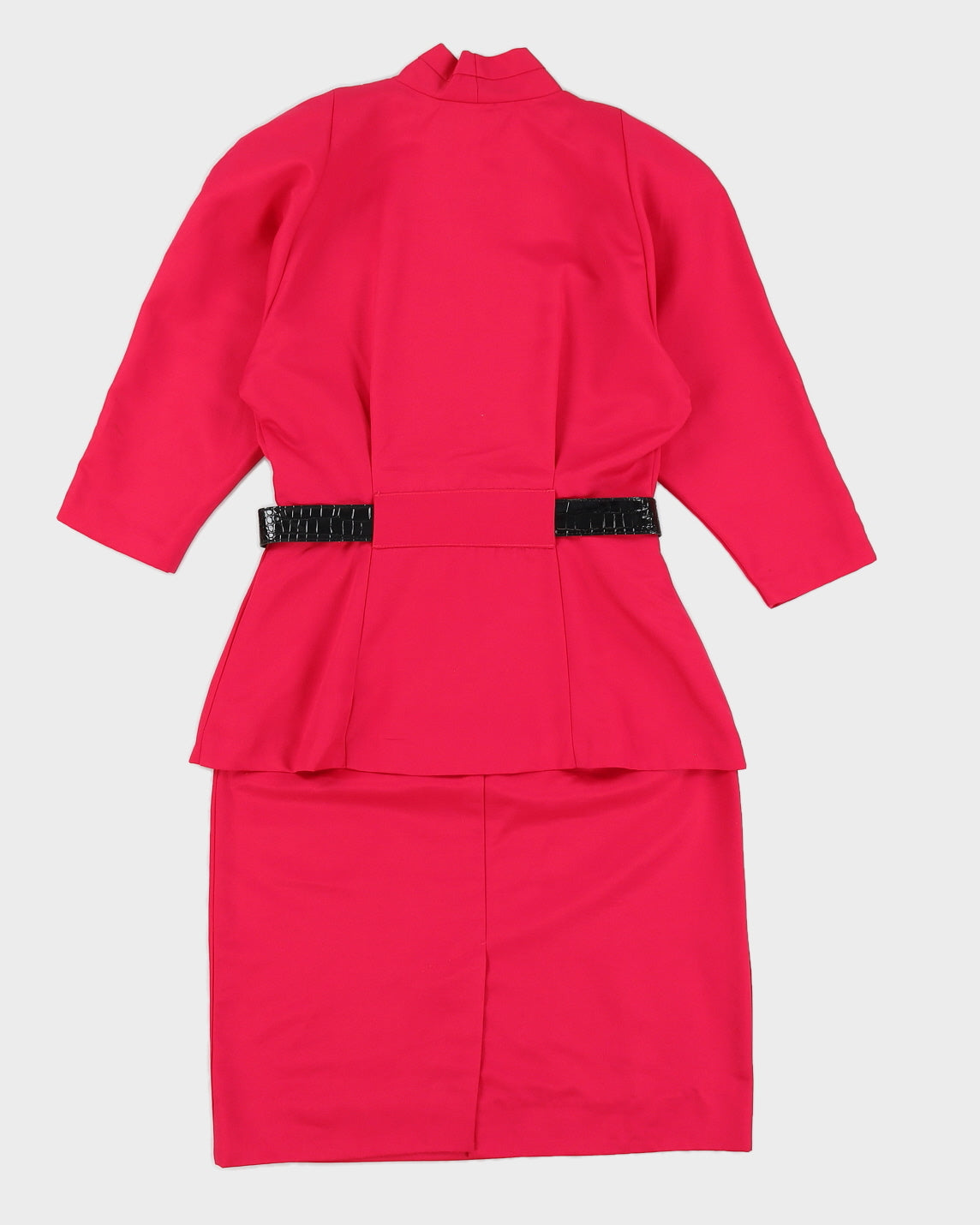 Vintage 90s Piaf Pink Skirt Suit - M