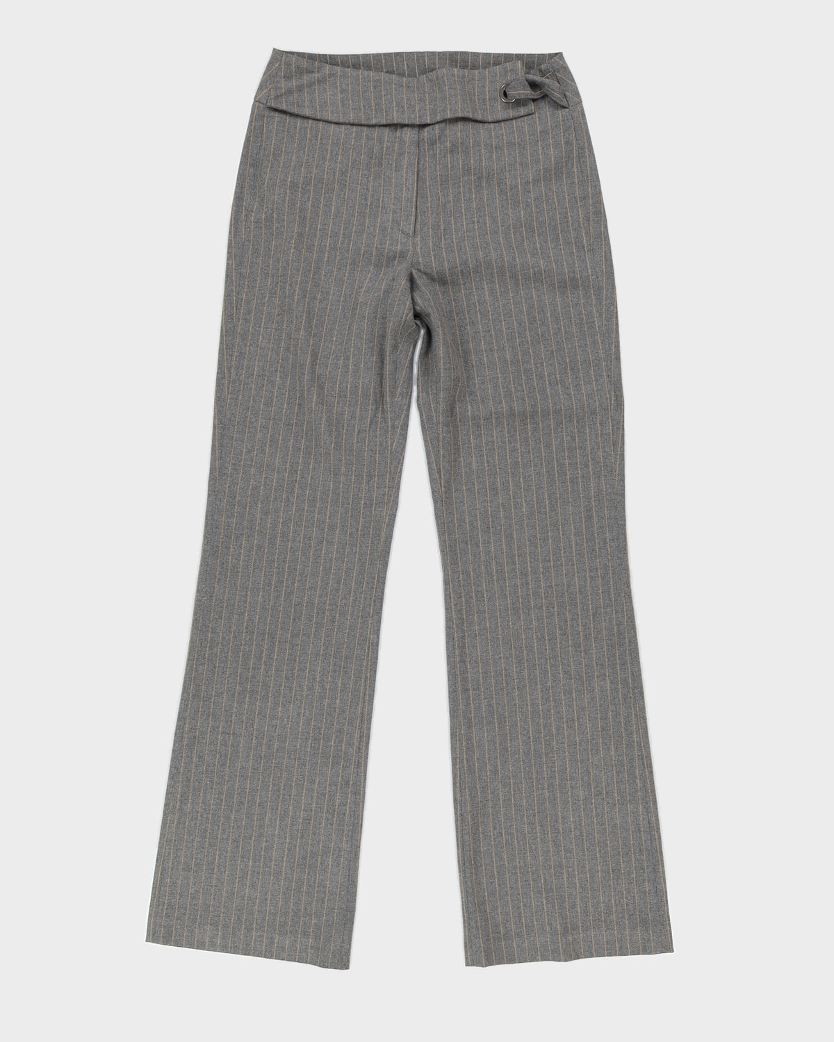 Vintage 90s Jones Grey Pinstripe Two Piece Suit - S