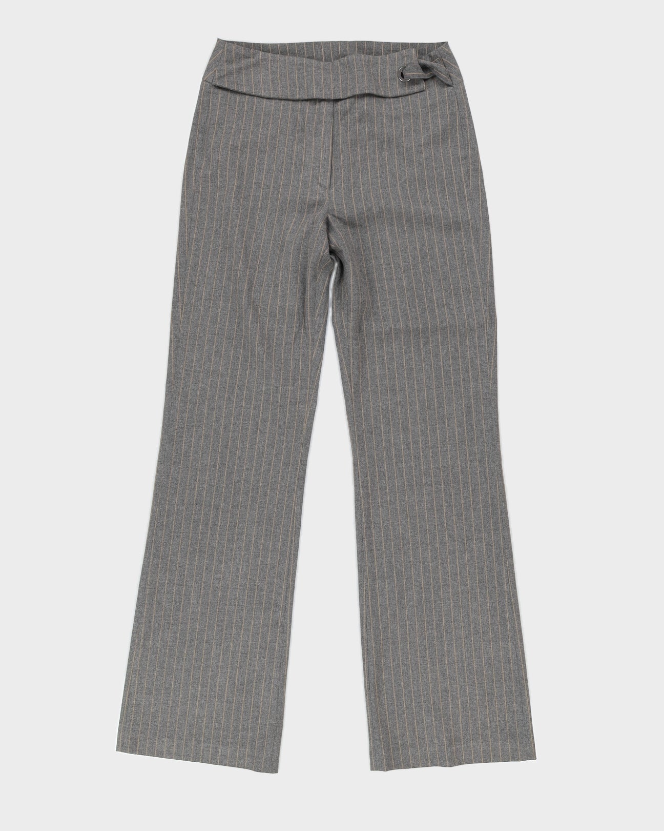 Vintage 90s Jones Grey Pinstripe Two Piece Suit - S