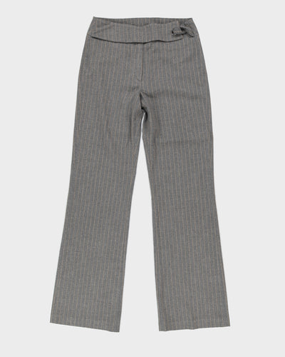 Vintage 90s Jones Grey Pinstripe Two Piece Suit - S